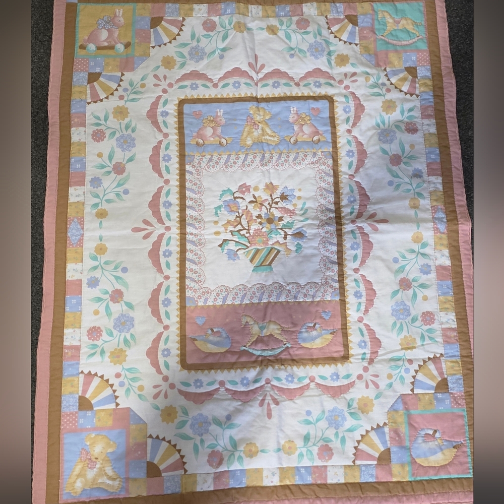Pastel Baby Kids Quilt